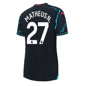 Maillot de foot Manchester City Matheus Nunes #27 Troisième Femmes 2023-24 Manches Courte